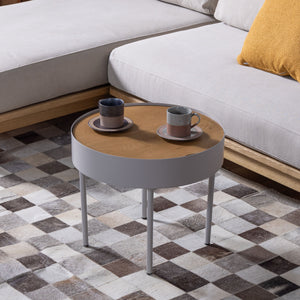 マルーノ センターテーブル #ベージュグレー