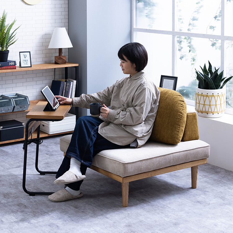 モーク 1人掛けソファ 幅91cm 組み合わせ ベース