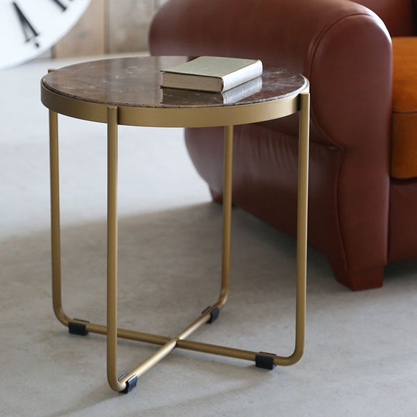 マーブルリビングテーブル #大理石 #60cm