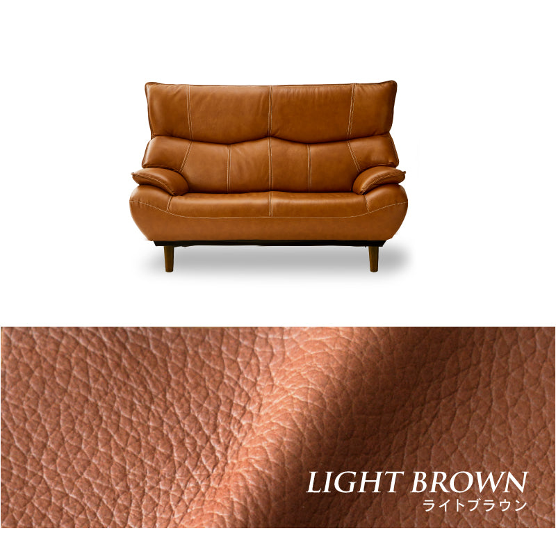 マリアン 2人掛けソファ 幅159cm 本革 合成皮革