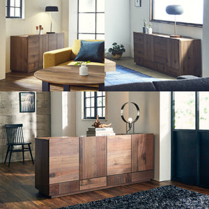 トビ サイドボード 幅160cm ロータイプ #ウォールナット