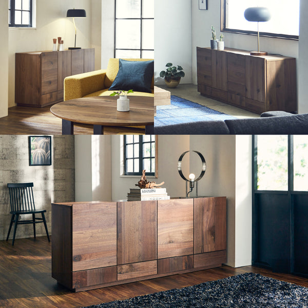 トビ サイドボード 幅160cm ロータイプ #ウォールナット