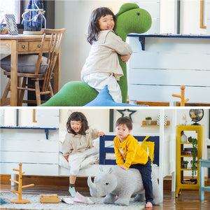 スプーンミー！スツール #ダイナソー/グリーン