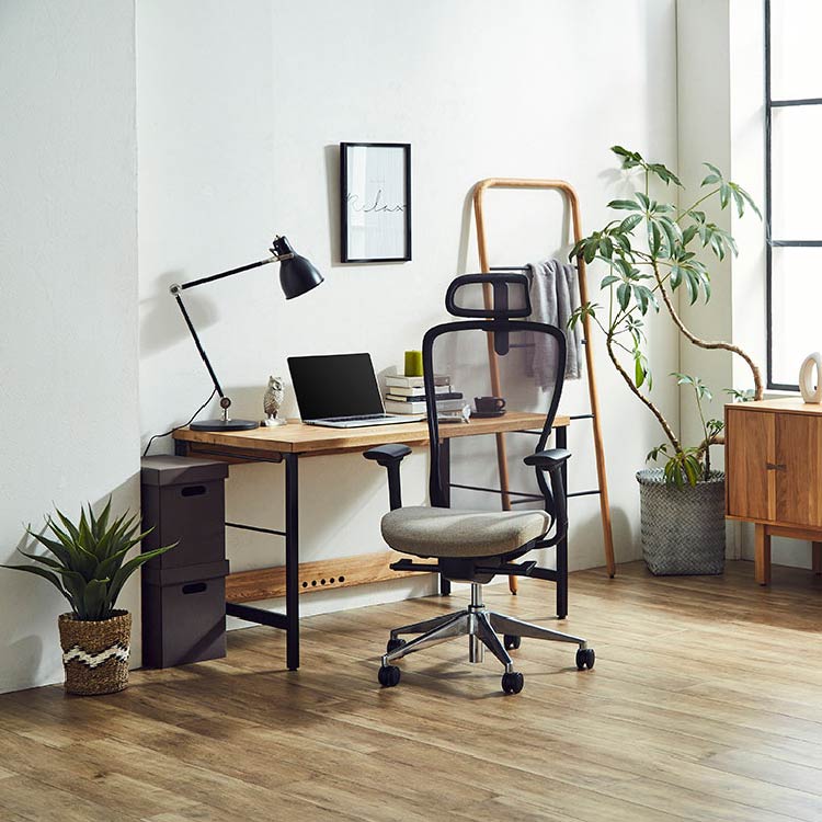 A03-E オフィスチェア 肘有 ヘッド有