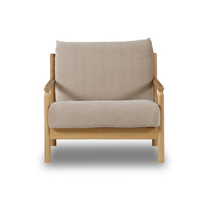 ノアリス　1人掛けソファ #Y81 ルーケホワイト（ファブリックAランク）