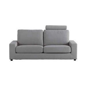 アビー ３人掛けソファ ペット専用ソファ フルカバーリング #ストーンホワイト