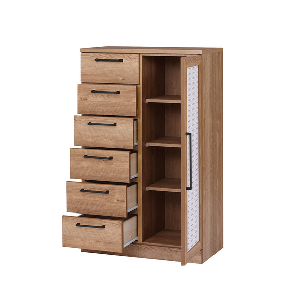 ファースト キャビネット #ウォールナット/ブラック #幅80cm