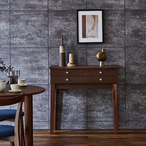 コーニス コンソール テーブル 幅80cm #ウォールナット