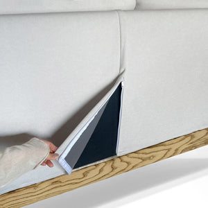 フラッフィル 3人掛けソファ 幅184cm スロープ付 ペット対応 カバーリング #ストーンホワイト