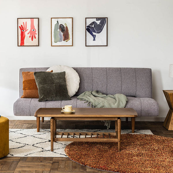 背面の細かいディテールもこだわり、お部屋の中央に置けるビジュアルに仕上げました。 #IC-ライトグレー