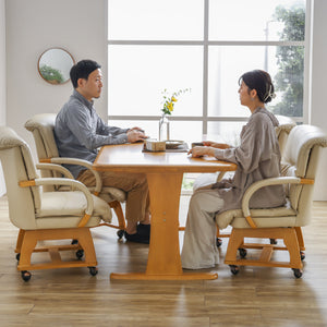 マリード ダイニング5点セット #ライトブラウン