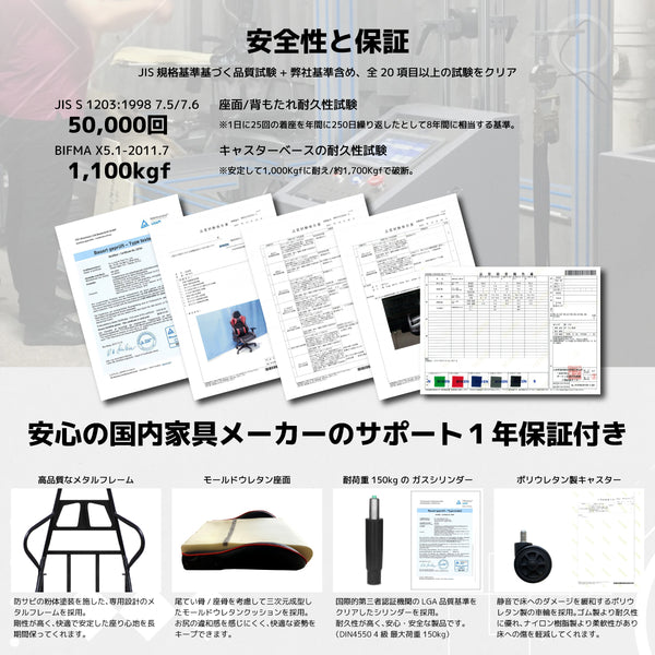 シャスティーナ V3 ゲーミング 4Dアームレスト オットマン付 135度 #グレー