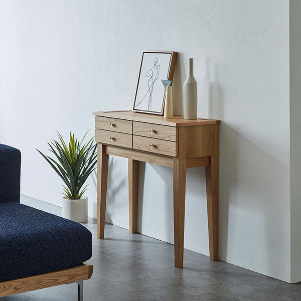 コーニス コンソール テーブル 幅80cm #ウォールナット