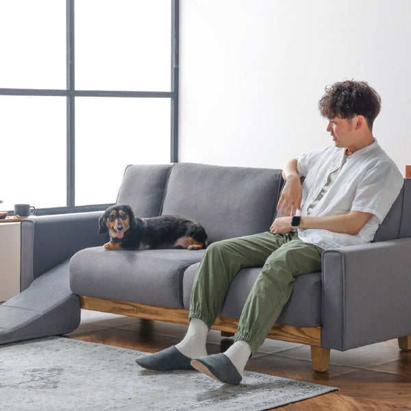 アルデ ３人掛けソファ ペット専用ソファ カバーリング #ストーンホワイト