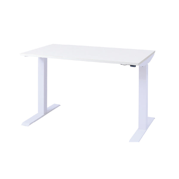 HOPライト電動昇降 デスク #ホワイト×ホワイト #幅113cm
