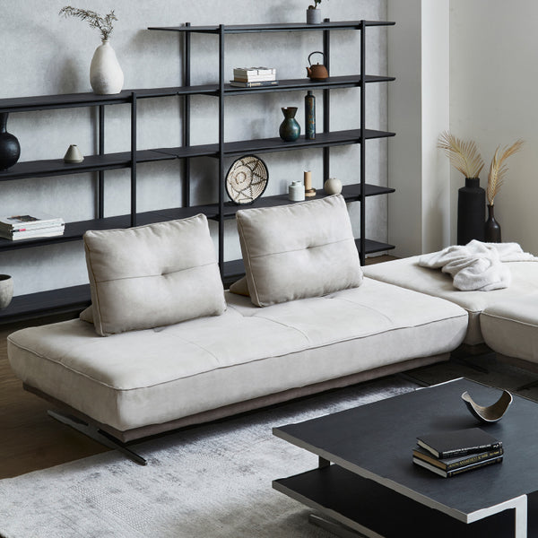 アルフレード　195サイズ #PLT111 プラチナグレー×PLT112 ヨーロピアングレー（プライムレザーテックス）