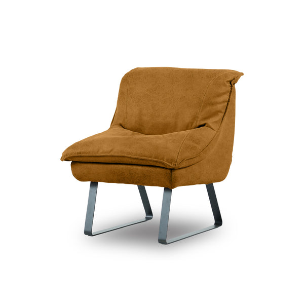 アボット　1人掛けソファ幅70cm #LT01 キャメル（レザーテックス アニリン）