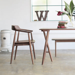 ロスⅡ ダイニングチェア 関家具 NWLH #ウォールナット