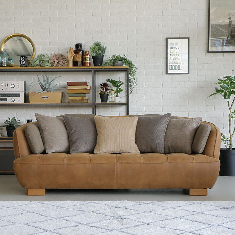 オピアムソファ 2.5人掛け SLTオーカーブラウン | 家具・インテリア