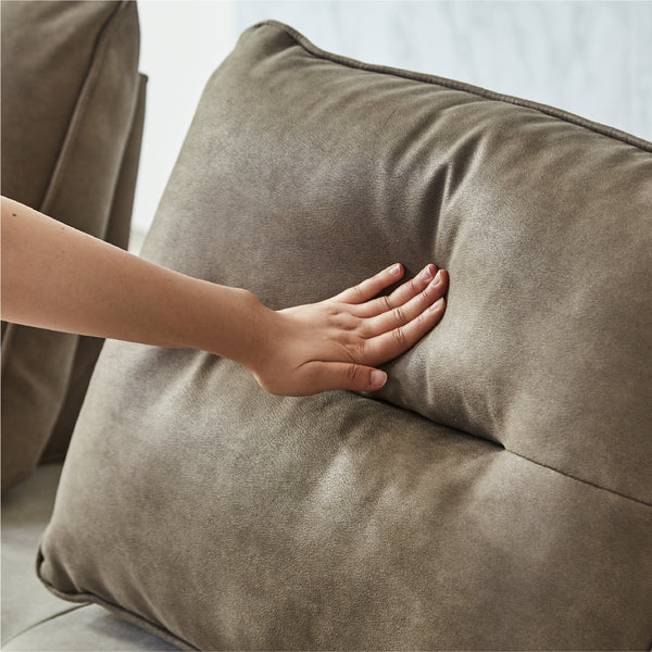 柔らかさと適度な弾力性があり、腰や背中への負担を軽減します。 #PLT101 ブルースター（プライムレザーテックス）