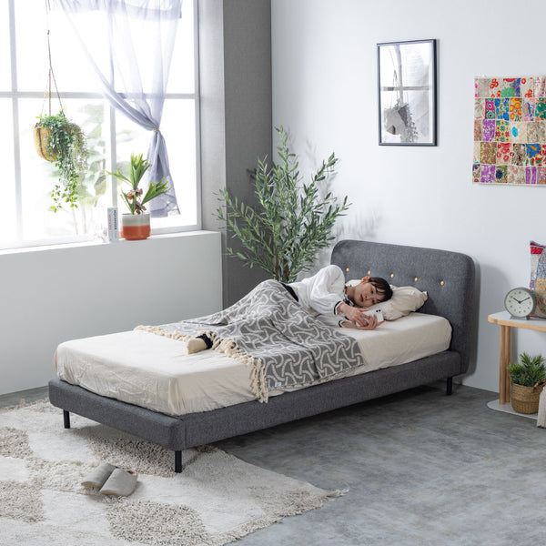 シリカ ベッドフレーム #ソフトブルー