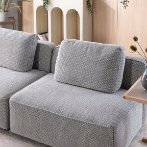 ※こちらの画像はルクソールグレーです。 #サンドベージュ #ブークレ生地