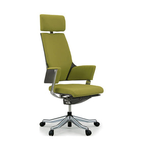 デルフィ オフィスチェア #オリーブ #ハイバック