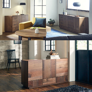 トビ サイドボード 幅120cm ロータイプ #ウォールナット