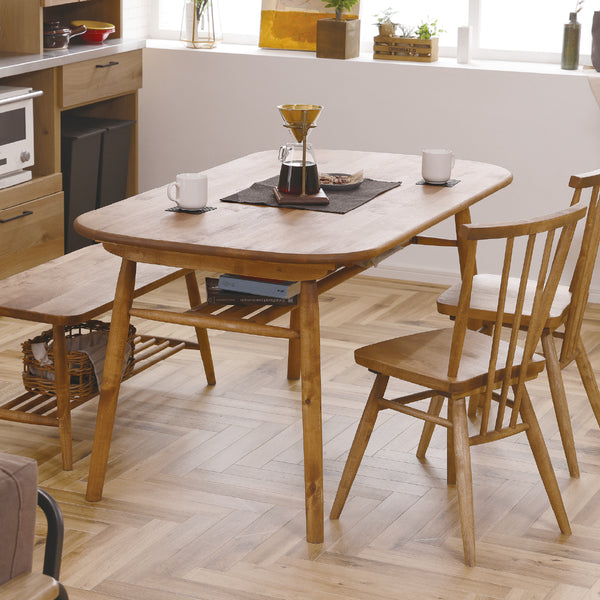 Logieシリーズ：ダイニングテーブル幅140cm #幅105cm