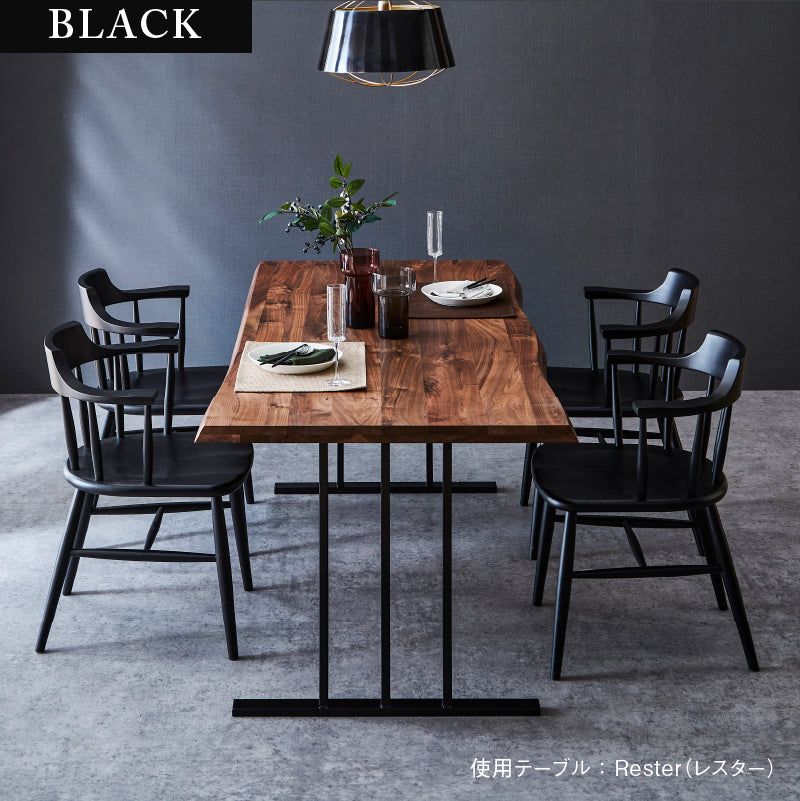 &*.様 ホタカ ダイニングチェアハーフアーム 板座 国産 オーク ホタカ ダイニングチェアハーフアーム 板座