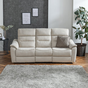 シンプルなフォルムが魅力の「スパーダ」。ボリューム感がありながらもスッキリとした印象を与えます。 #PLT111 プラチナグレー（プライムレザーテックス）