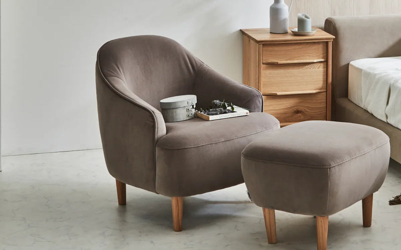 パメラ 1人掛けソファ ファブリック