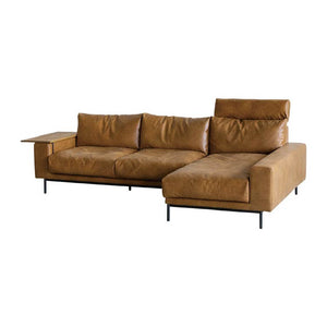 ※ヘッドレストとアームテーブルは別売りです。 #オーカーブラウン（スーパーレザーテックス）