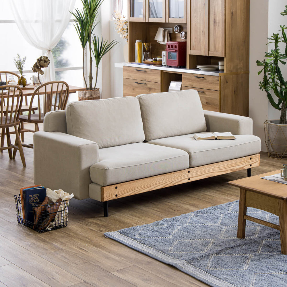 バスク 3人掛けソファ