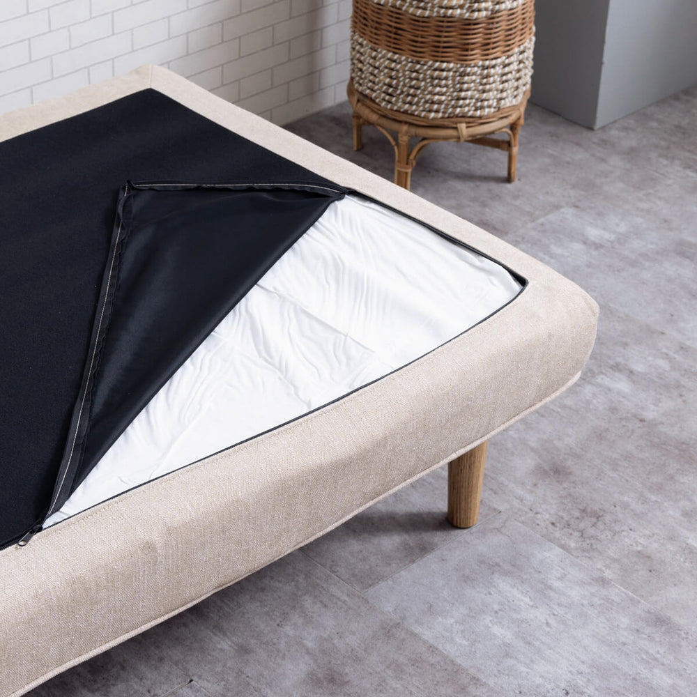 モーク 1人掛けソファ 幅91cm ベースカバー