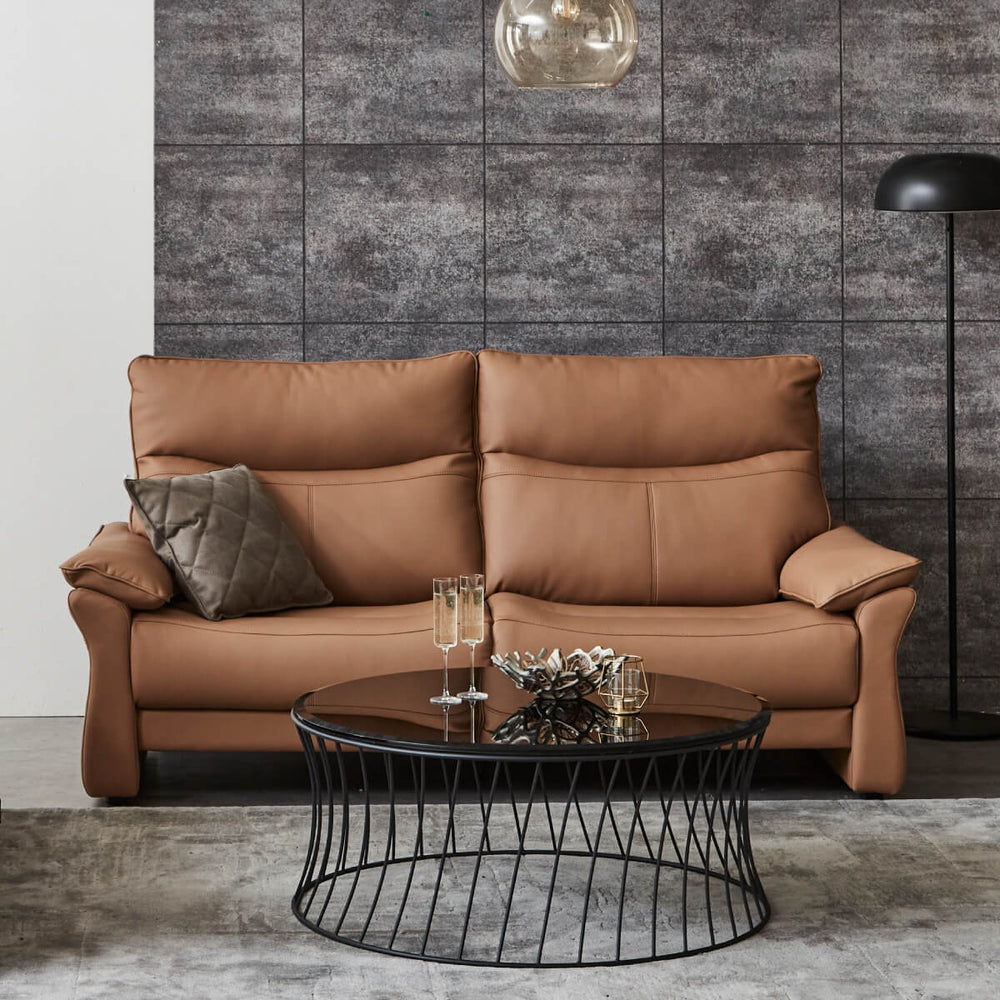 ネーベル 3人掛けソファ 幅190cm ファインレザーテックス