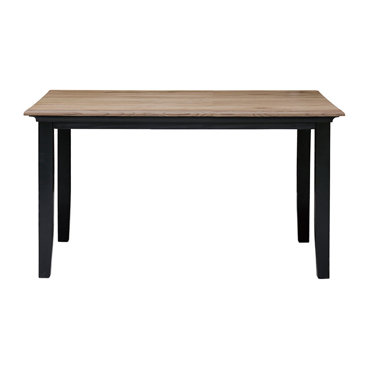 ミナ ダイニングテーブル 幅150㎝ 天板：ライトブラウン 脚：ブラック