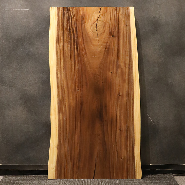 一枚板 モンキーポッド 190-2-10 (W150cm): ダイニングテーブル 関家具 ...