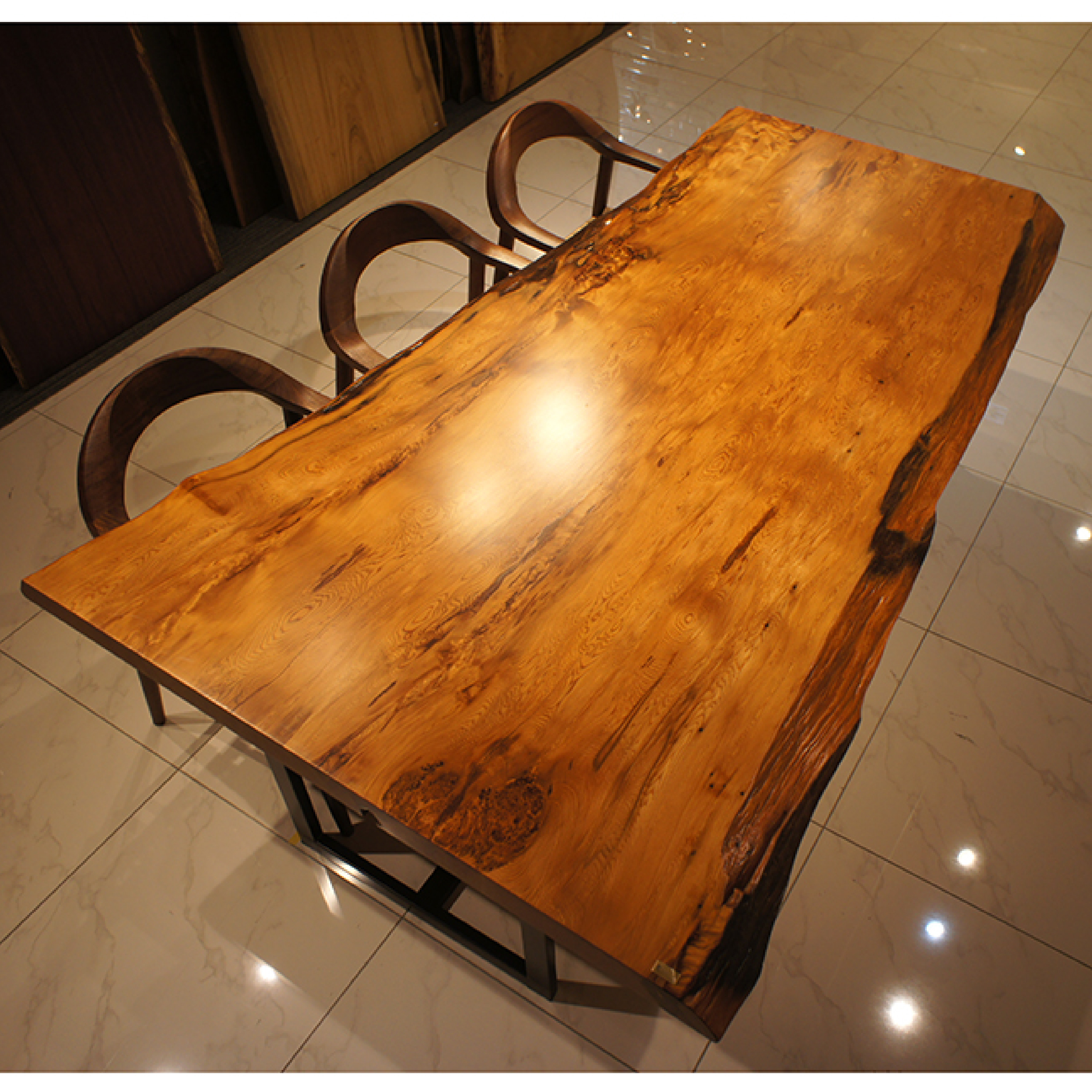 一枚板 屋久杉 RP-CN-A1166-2911 (W210cm): ダイニングテーブル 関家具