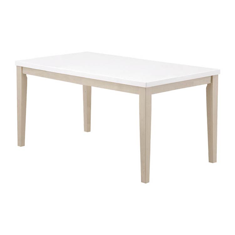 スペードⅡ ダイニングテーブル 幅140㎝ ホワイト(ホワイト 幅140 