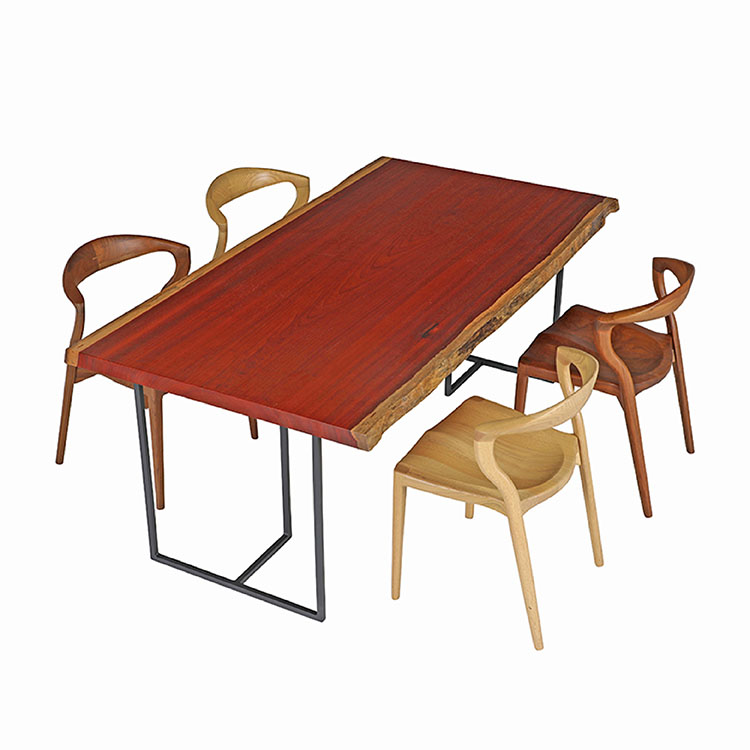 一枚板 パドック 953-1/3-6-1 (W180cm): ダイニングテーブル 関家具